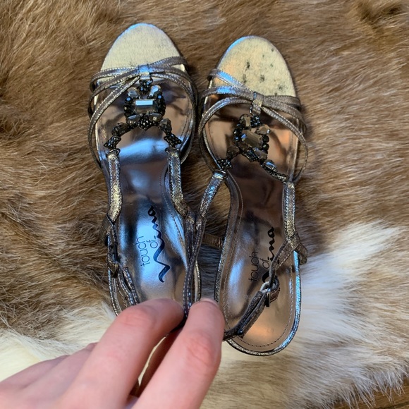Touch of NINA jeweled sandals silver - Picture 7 of 11